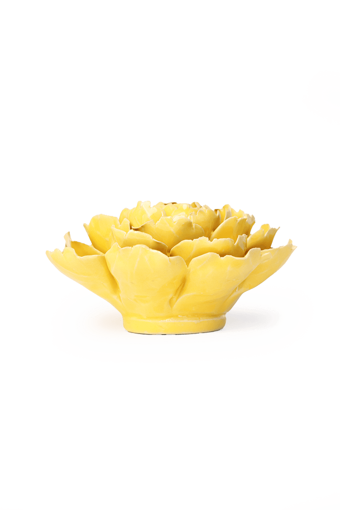 Ceramic Yellow Peony - Olita Gifts & Goods