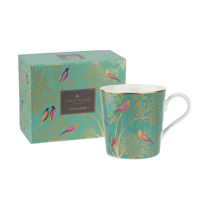 Chelsea Collection Mug - Dark Green 12 oz: Fine China 
 with 22ct gold / SM Chelsea Collection