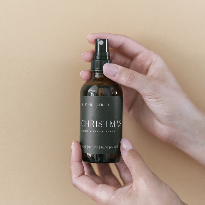 Christmas - 4 oz Amber Glass Room + Linen Spray
