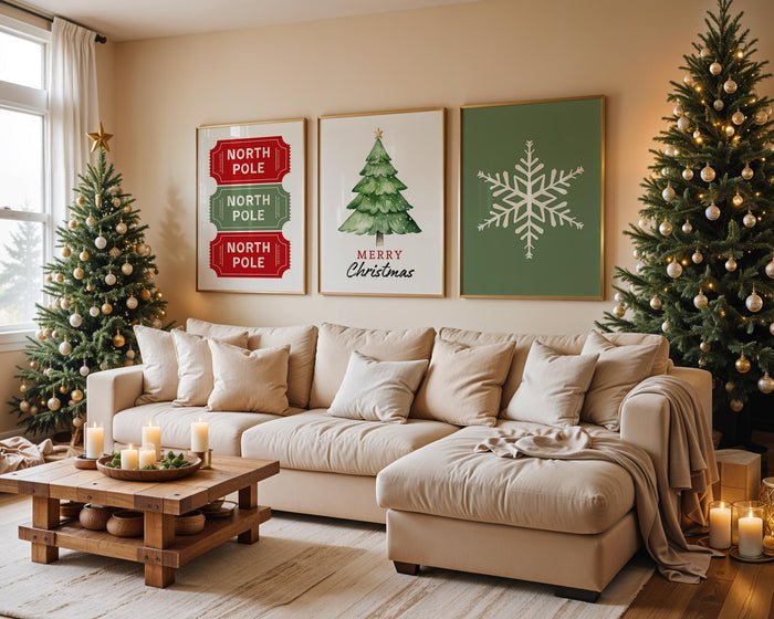 Christmas Wall Art Mega Bundle 25+ Prints, Holiday Poster Set, Retro Xmas Printable Decor, Festive Digital Download, Christmas Gift Bundle