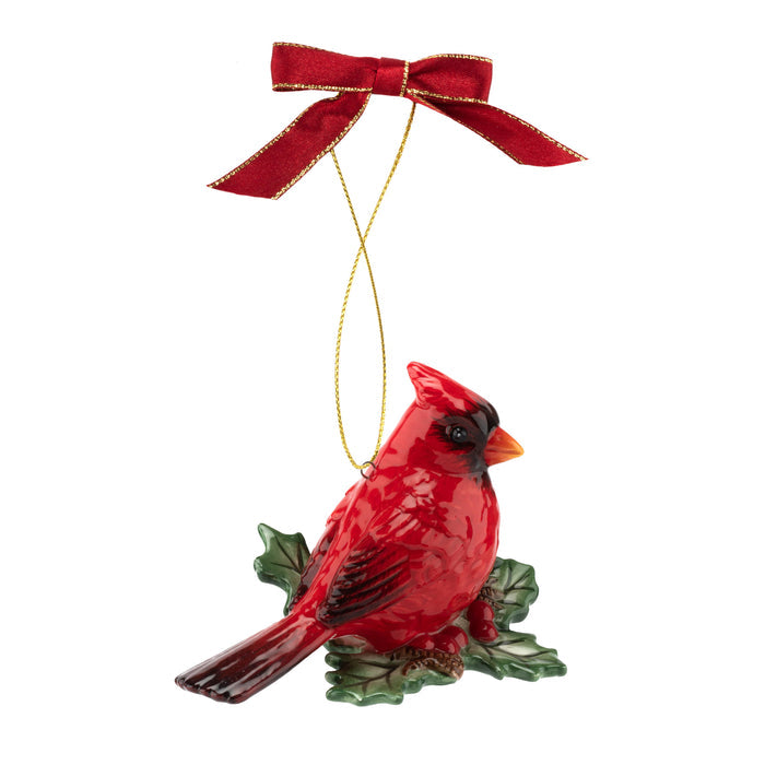 Christmas Tree Cardinal Ornament