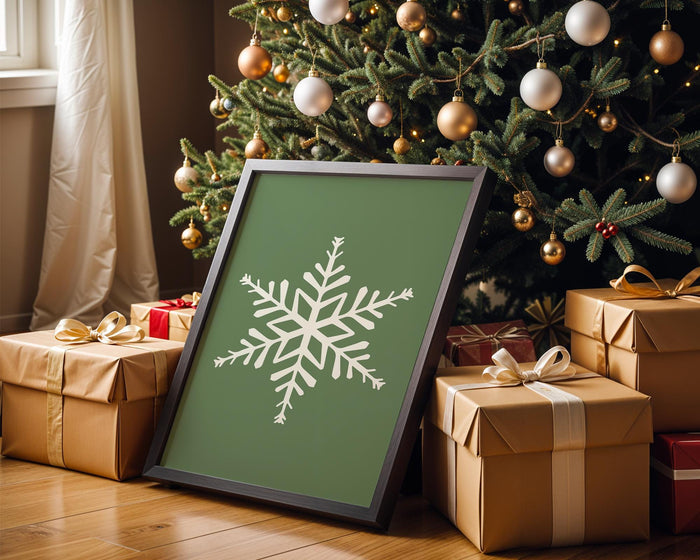 Set of 3 Christmas Prints, Christmas Wall Art, North Pole Ticket Print, Snowflakes Print, Holiday Decor, Typography Art, DIGITAL DOWNLOAD