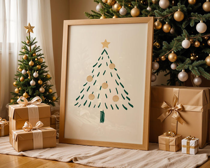 Set of 3 Christmas Prints, Modern Christmas Wall Art, Guest Check Print, Holiday Decor, Typography Art, Christmas Tree Print, DIGITAL