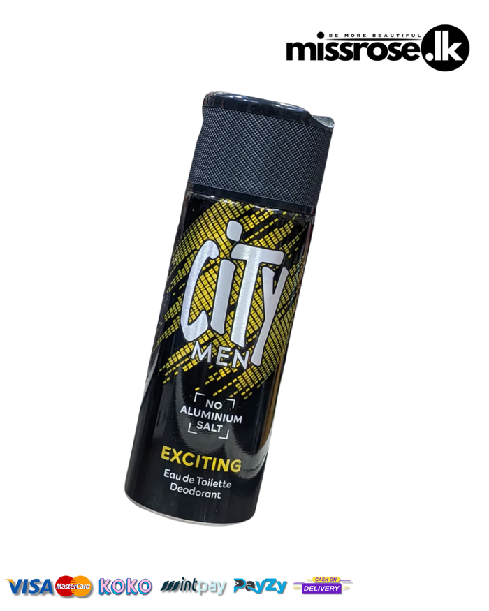 City MEN EXCITING Body spray for men