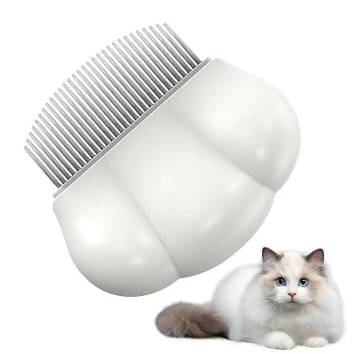 Comfort Handle Pet Flea Removal Brush for Dogs & Cats