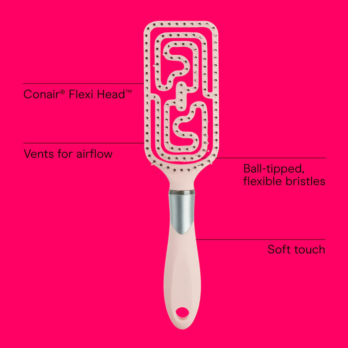 Conair Velvet Touch Flexi Head Hair Brush