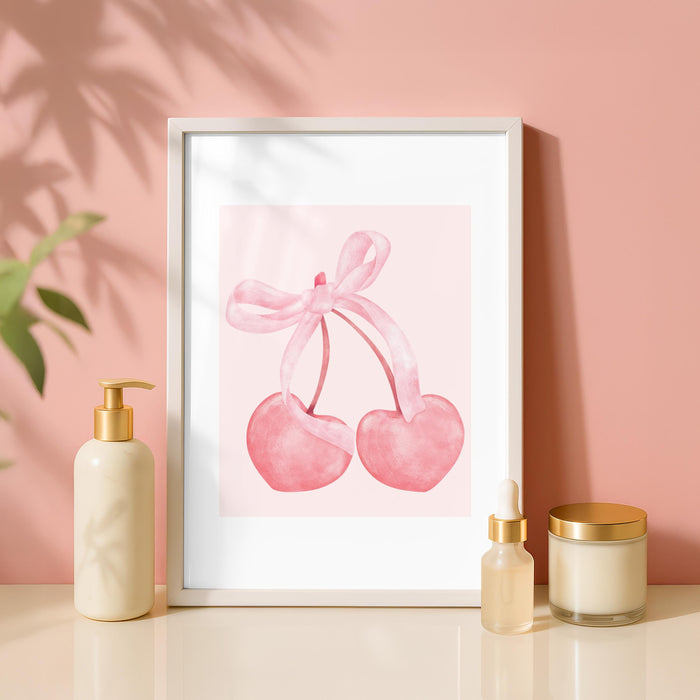 Coquette Pink Wall Art Set of 6, You’re Like Really Pretty Quote Print, Soft Girl Aesthetic Bedroom Gallery Wall Decor, Girly Fashion Art