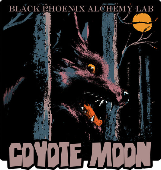 Coyote Moon Sticker