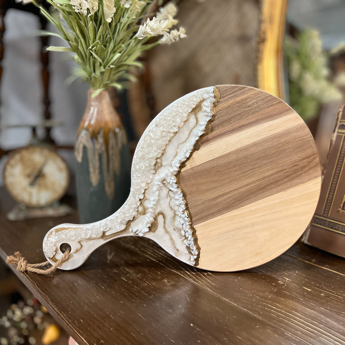 Cream & Gold Wood Decor