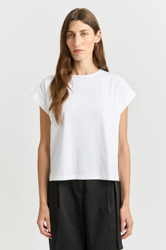 CREW NECK TANK | White - Darling & Domain