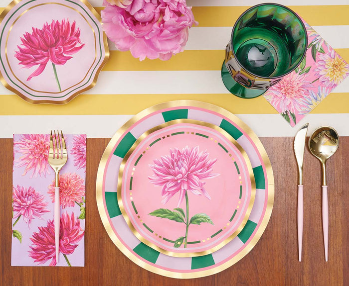 Dahlia Garden Salad Plates/8pk