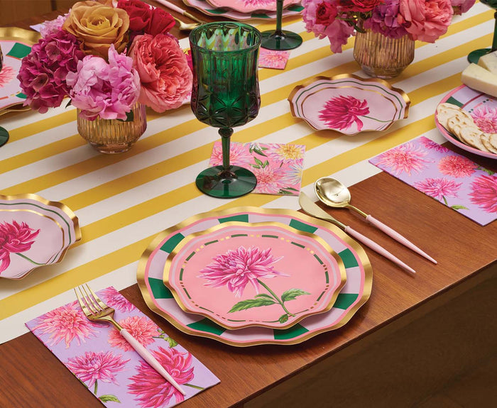 Dahlia Garden Salad Plates/8pk