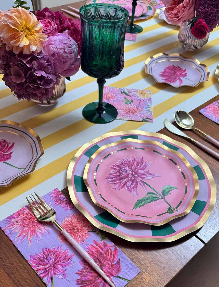 Dahlia Garden Salad Plates/8pk