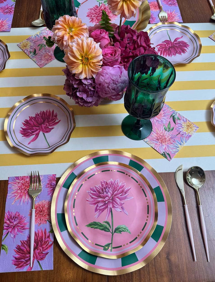 Dahlia Garden Salad Plates/8pk