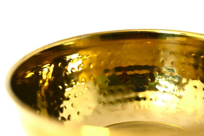 Dal Serving Bowl - Hammered Stainless Steel