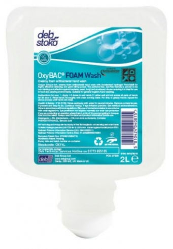 Deb OxyBac OXY2L Foam Wash Antibacterial