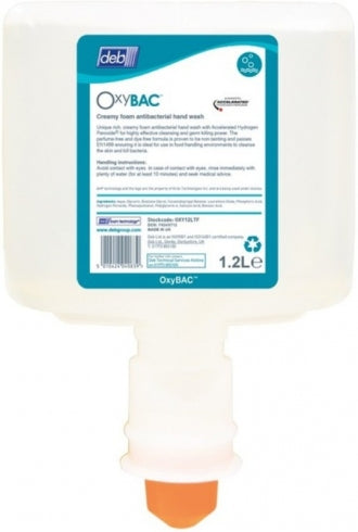 Deb Stoko OxyBAC OXY12LTF Hand Wash Antibacterial Foam