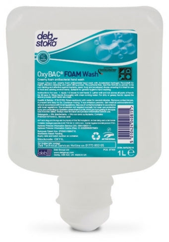 Deb Stoko OxyBAC OXY1L Foam Hand Wash Antibacterial