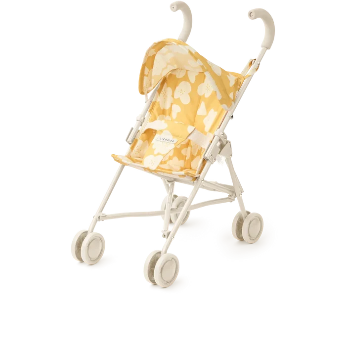 Liewood - Doll Stroller - Elsie - Flower/Lemon Yellow