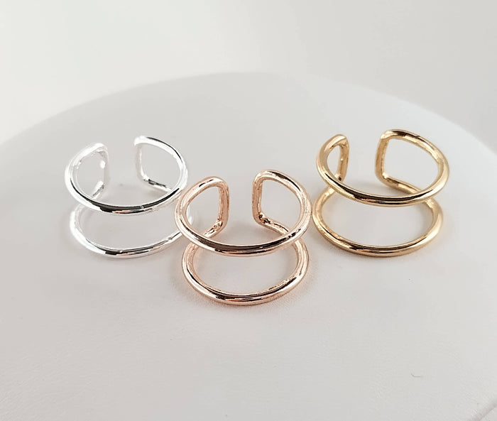 Double Band Ring: Gold