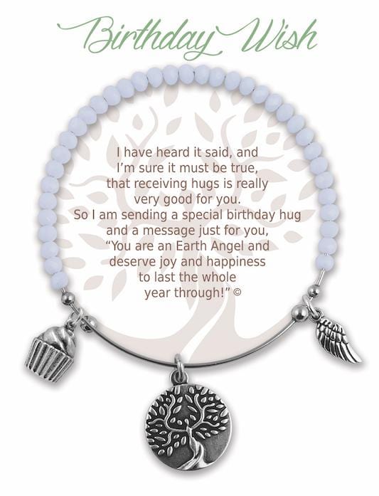 Earth Angel Bracelet Birthday Wishes - Cardsmart & Gift
