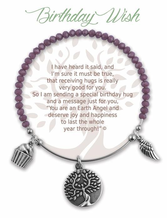 Earth Angel Bracelet Birthday Wishes - Cardsmart & Gift