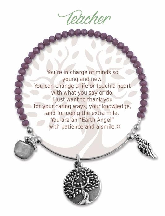 Earth Angel Bracelet Teacher - Cardsmart & Gift