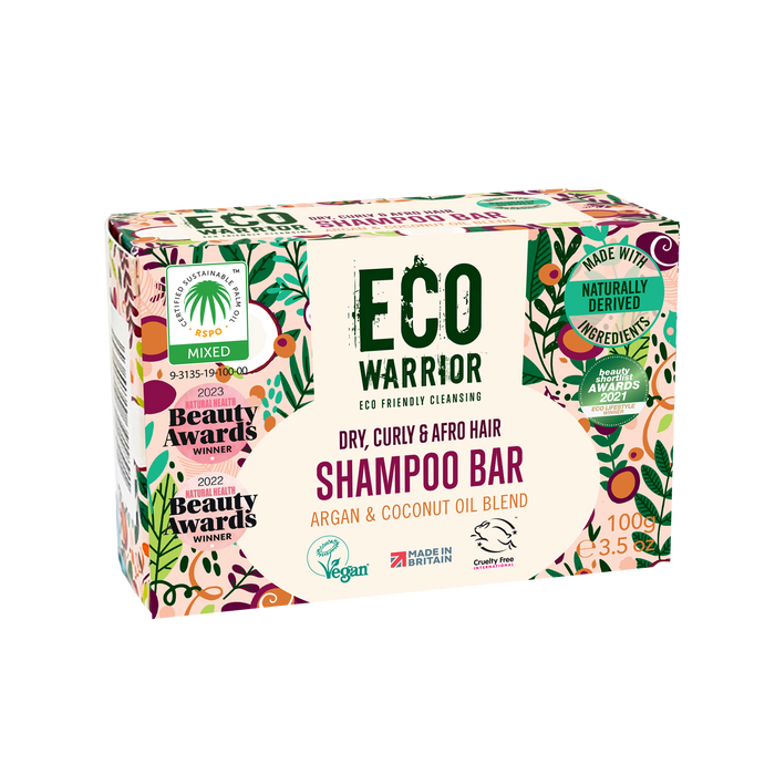 Eco Warrior Dry, Curly & Afro Hair Shampoo Bar 100g