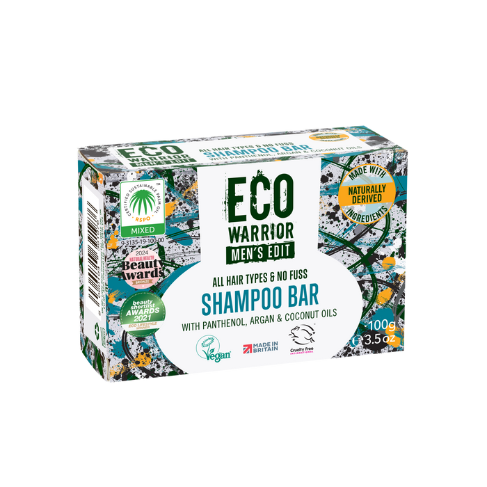 Eco Warrior Men's Edit Shampoo Bar 100g