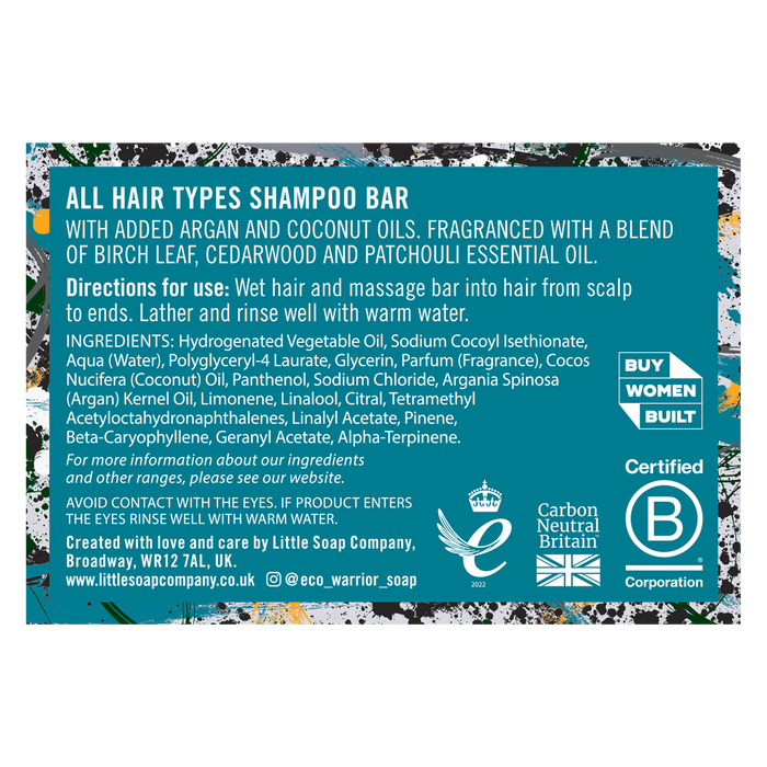 Eco Warrior Men's Edit Shampoo Bar 100g