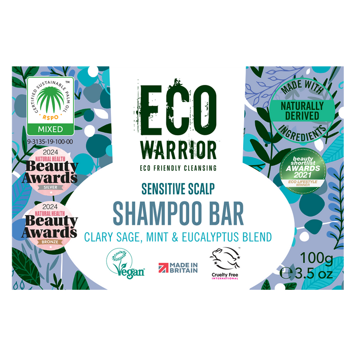 Eco Warrior Sensitive Scalp Shampoo Bar 100g