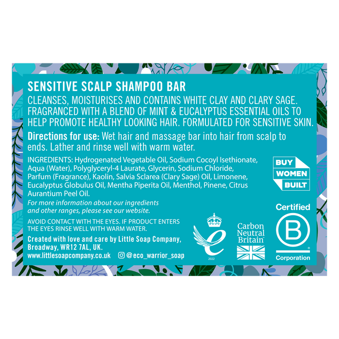 Eco Warrior Sensitive Scalp Shampoo Bar 100g