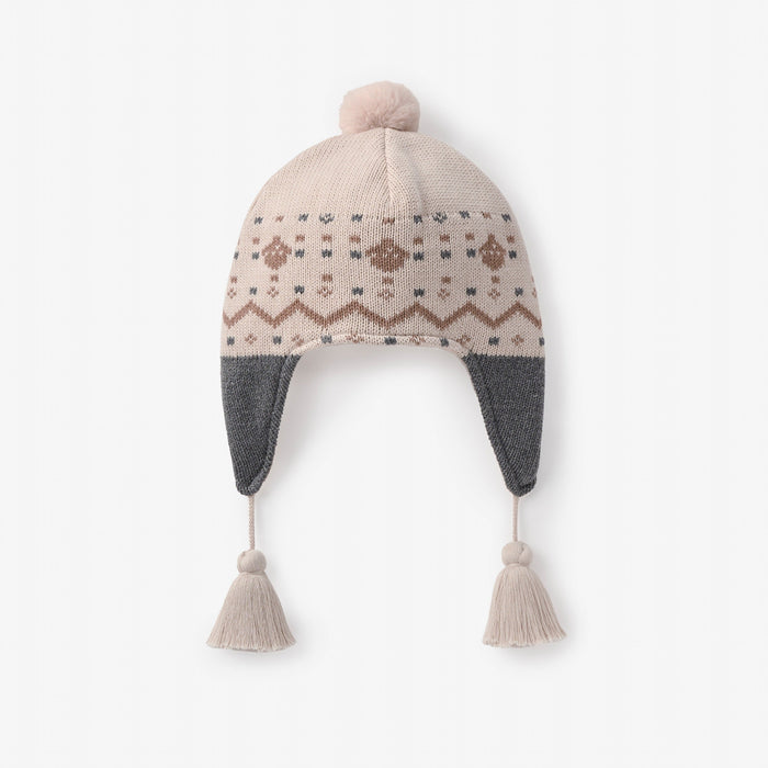 Elegant Baby Aviator Hat in Acorn