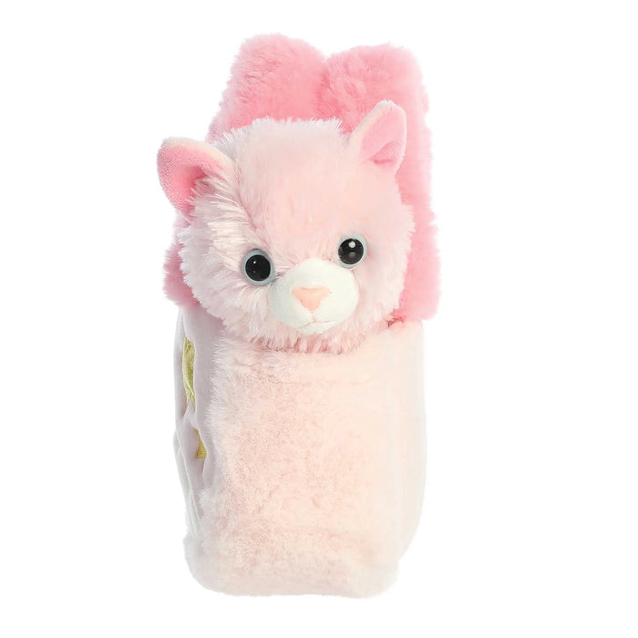 Fancy Pals Pastel Rainbow Carrier w/ Pink Cat