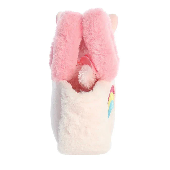 Fancy Pals Pastel Rainbow Carrier w/ Pink Cat