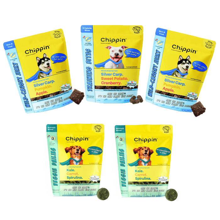 Chippin Fish & Veggie Variety Pack - Dog Treats Bundle