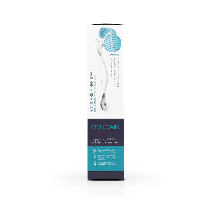 FOLIGAIN Hair & Scalp Roller 0.25 Titanium Needles - FOLIGAIN