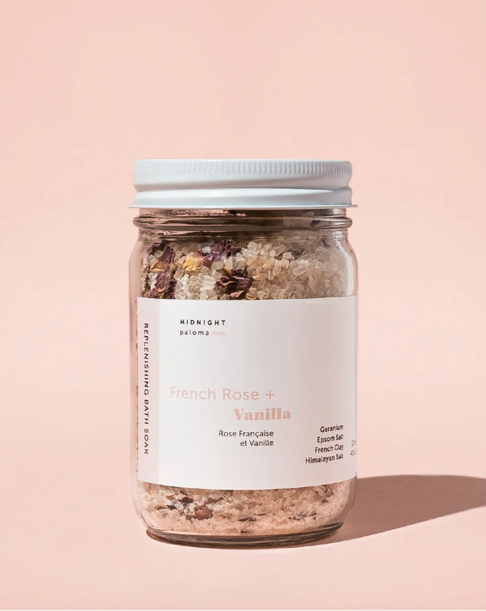 French Rose + Vanilla Bath Soak 12oz - MP