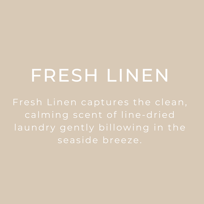 Fresh Linen - 4 oz Black Glass Room + Linen Spray