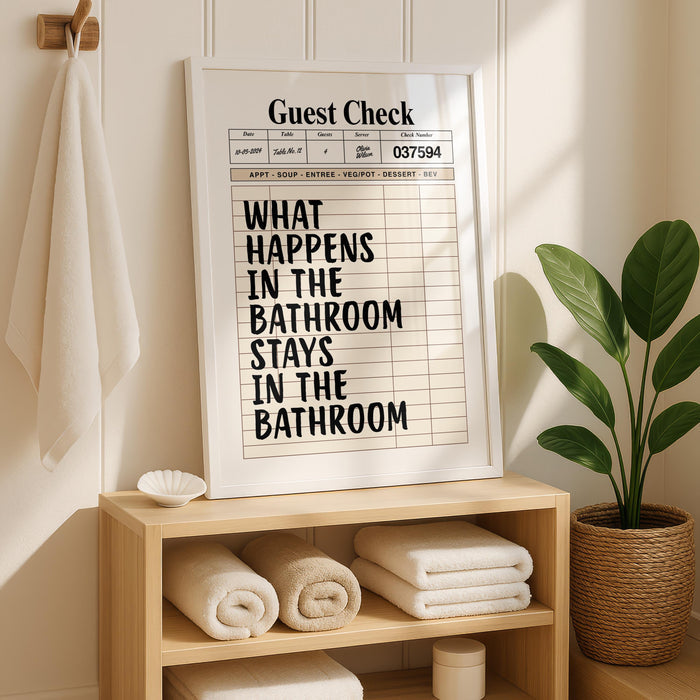 Funny Bathroom Wall Art Set of 6, Beige Retro Peach Sweet Cheeks Prints, Guest Check Quote Decor, Funny Goose Nice Bum Printable Art DIGITAL