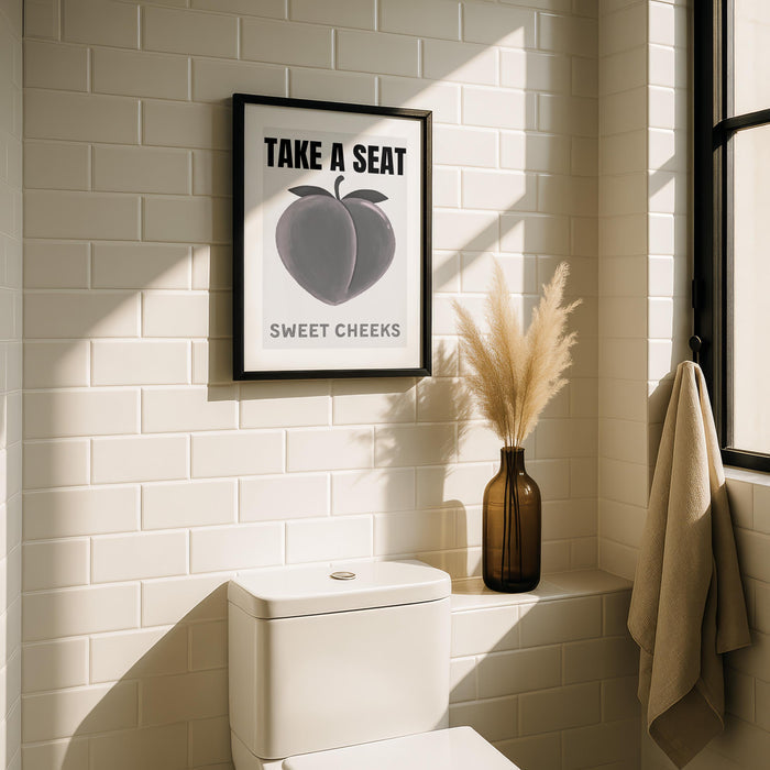 Funny Bathroom Wall Art Set of 6, Black and White Bathroom Prints, Modern Quote Posters, Minimalist Toilet Decor, DIGITAL DOWNLOAD
