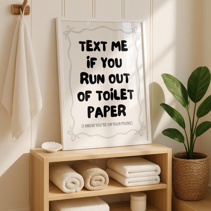 Funny Bathroom Wall Art Set of 6, Black and White Bathroom Prints, Modern Quote Posters, Minimalist Toilet Decor, DIGITAL DOWNLOAD
