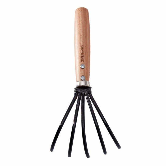 Cedar Planters Garden Hand Rake