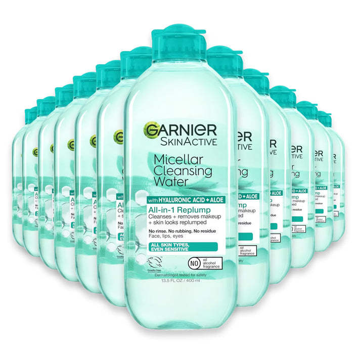 Garnier SkinActive Micellar Hyaluronic Acid + Aloe - 13.5 oz - 12 Pack