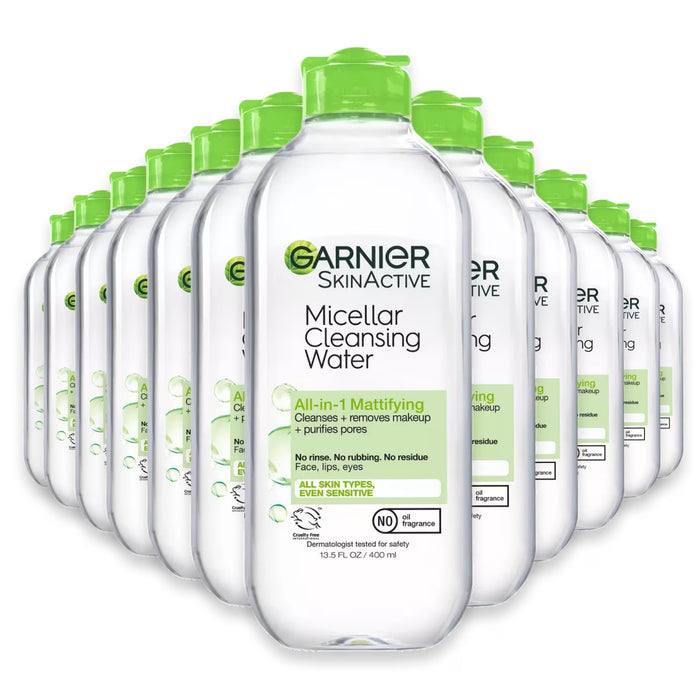 Garnier SkinActive Micellar Mattifying Water - 13.5 oz - 12 Pack
