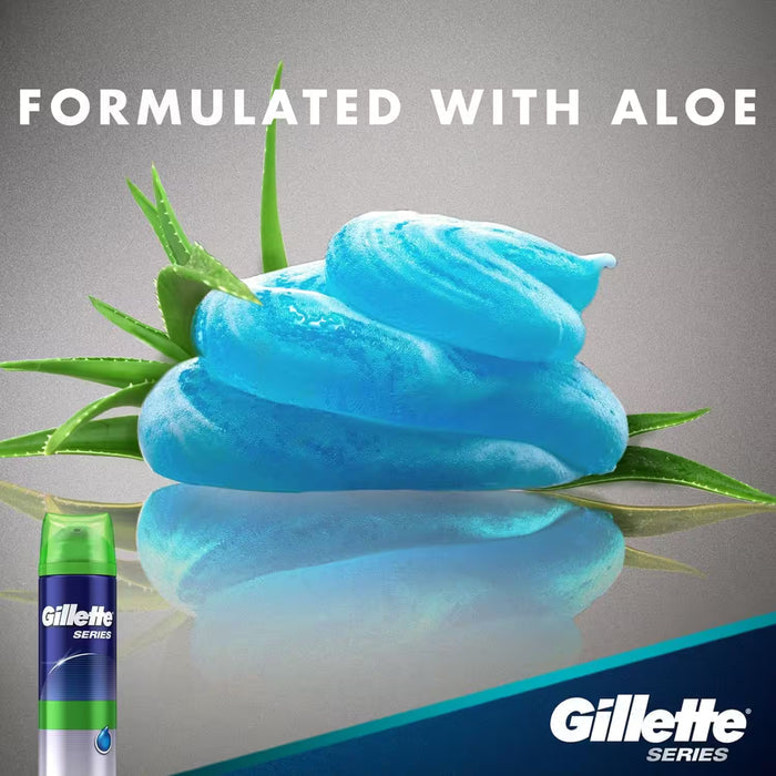 Gillette Series Sensitive Skin Shave Gel with Aloe - 7 oz - 12 Pack