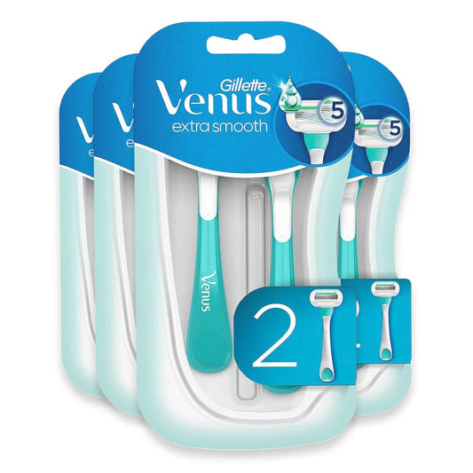 Gillette Venus Embrace Sensitive Razors - 2 Ct- 4 Pack