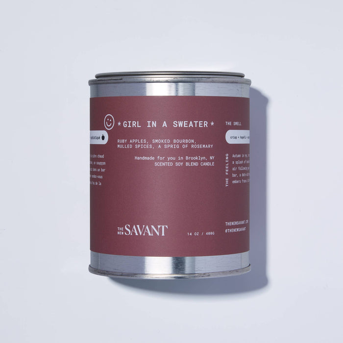 Girl in a Sweater Candle *Best Seller*: 7oz. Standard