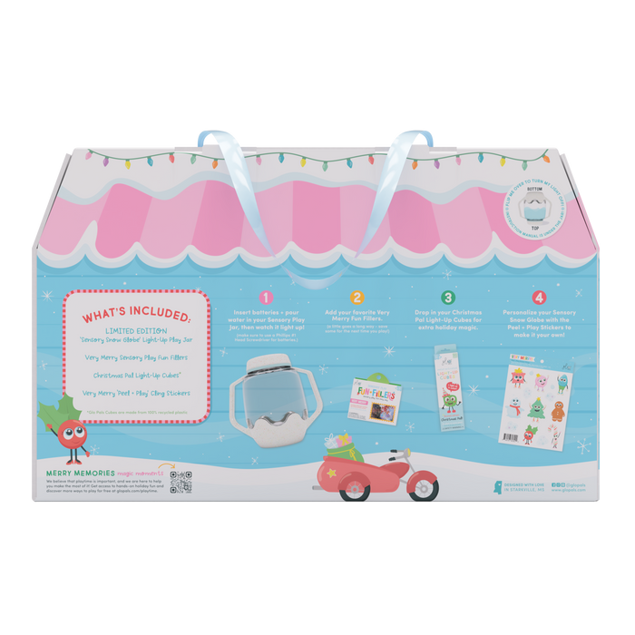Glo Pals Limited Edition Sensory Snow Globe Set