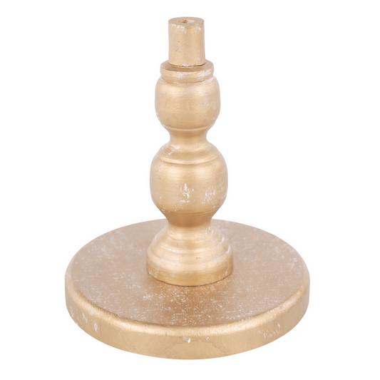 Gold Wood Base For Toppers